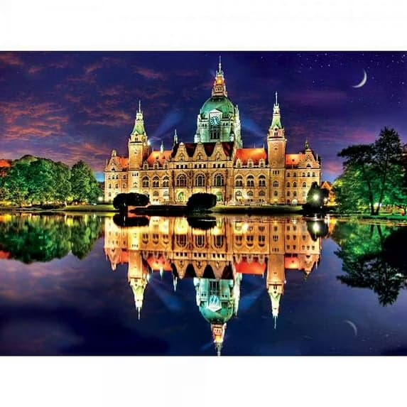 Buffalo Games Reflections: New Town Hall, Hanover, Germany J