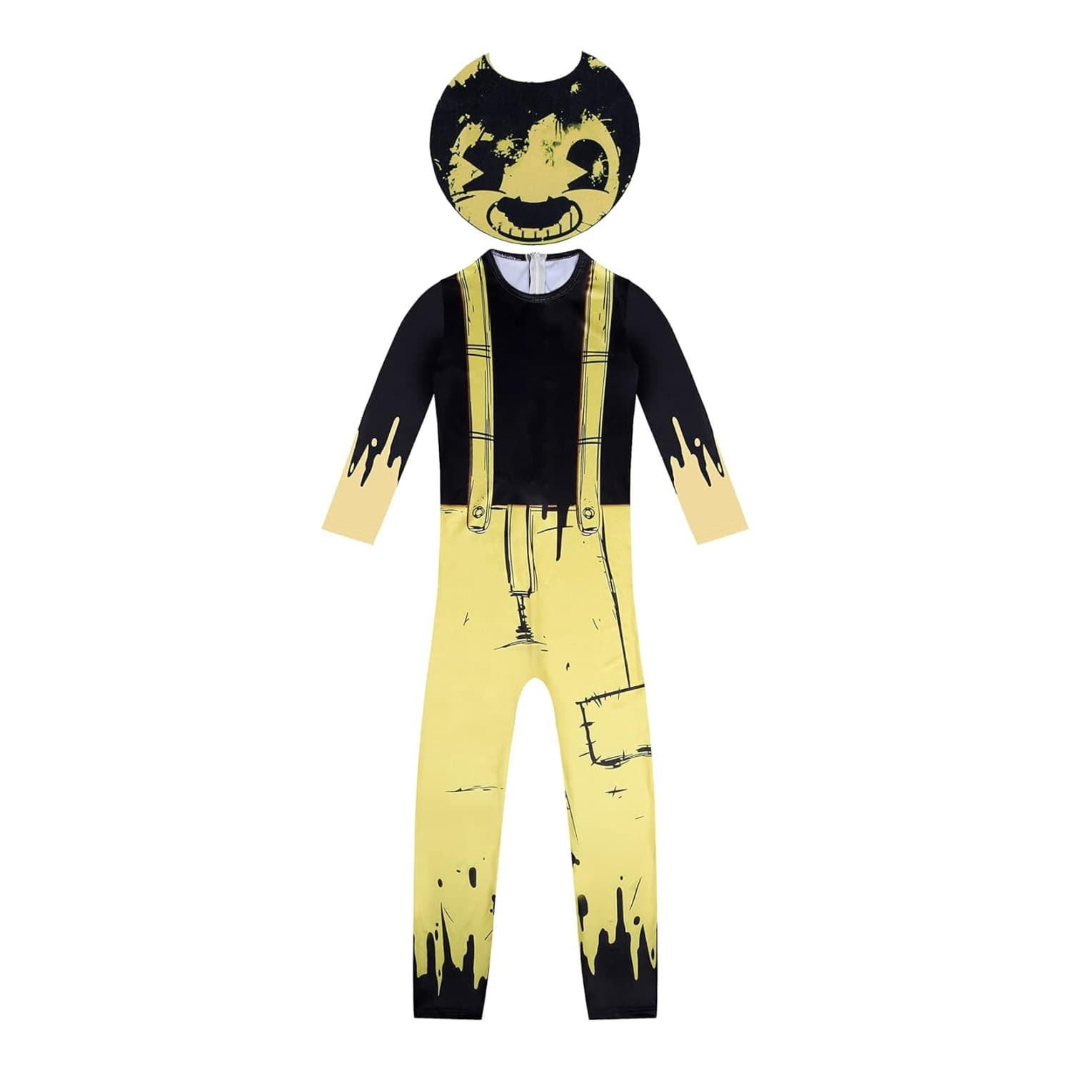 The Ink Machine Costume for Kids Halloween Party for Boys Cosplay Outfits with Full Head Masks 5-12 Years
