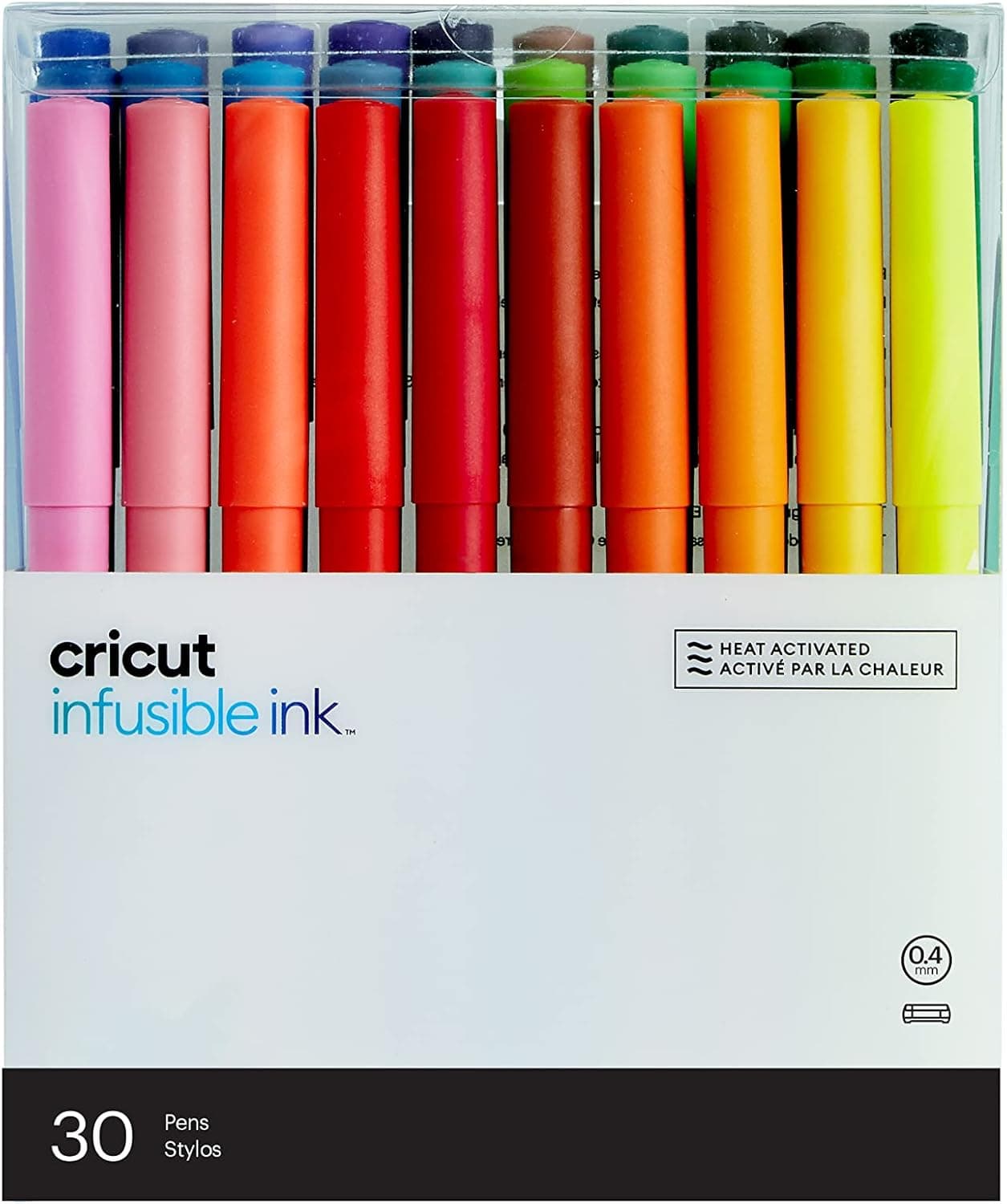Cricut Infusible Ink Pen Set (0.4), (30 ct), Multi, One Size