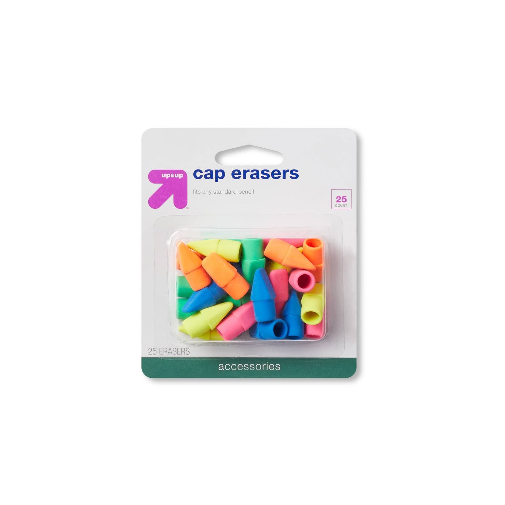 Cap Erasers 25ct - up&up™