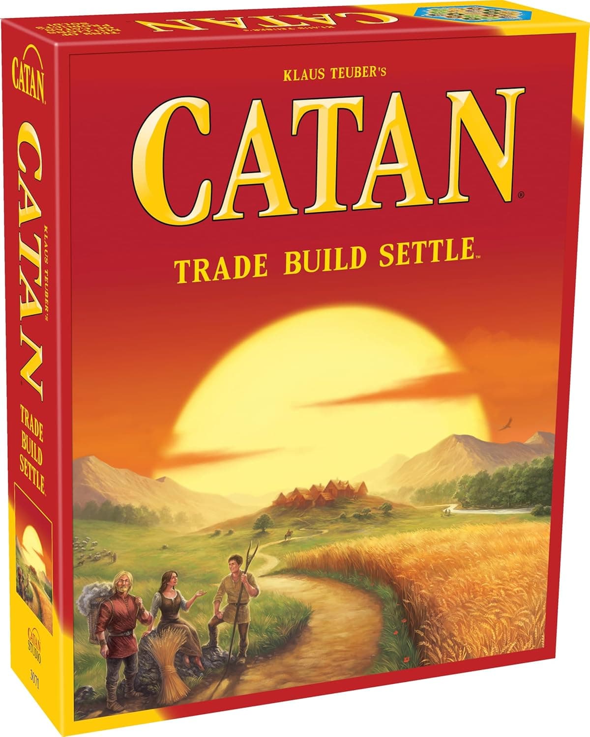 CATAN Board Game (Base Game) | Family Board Game for Adults and Family | Adventure Board Game | Ages 10+ | for 3 to 4 Players