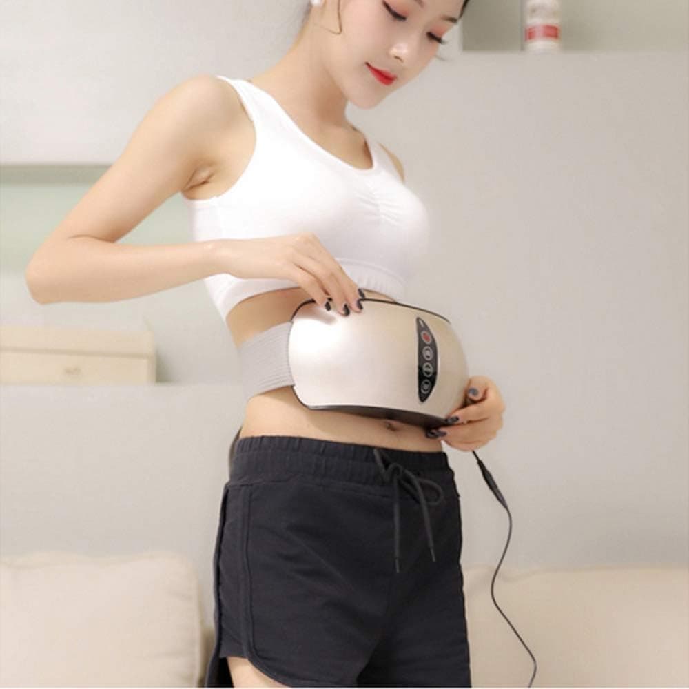 Electric Slimming Belt, Slimming Heat Shape Professional Vibration Tone Body Belt Abdominal Massager