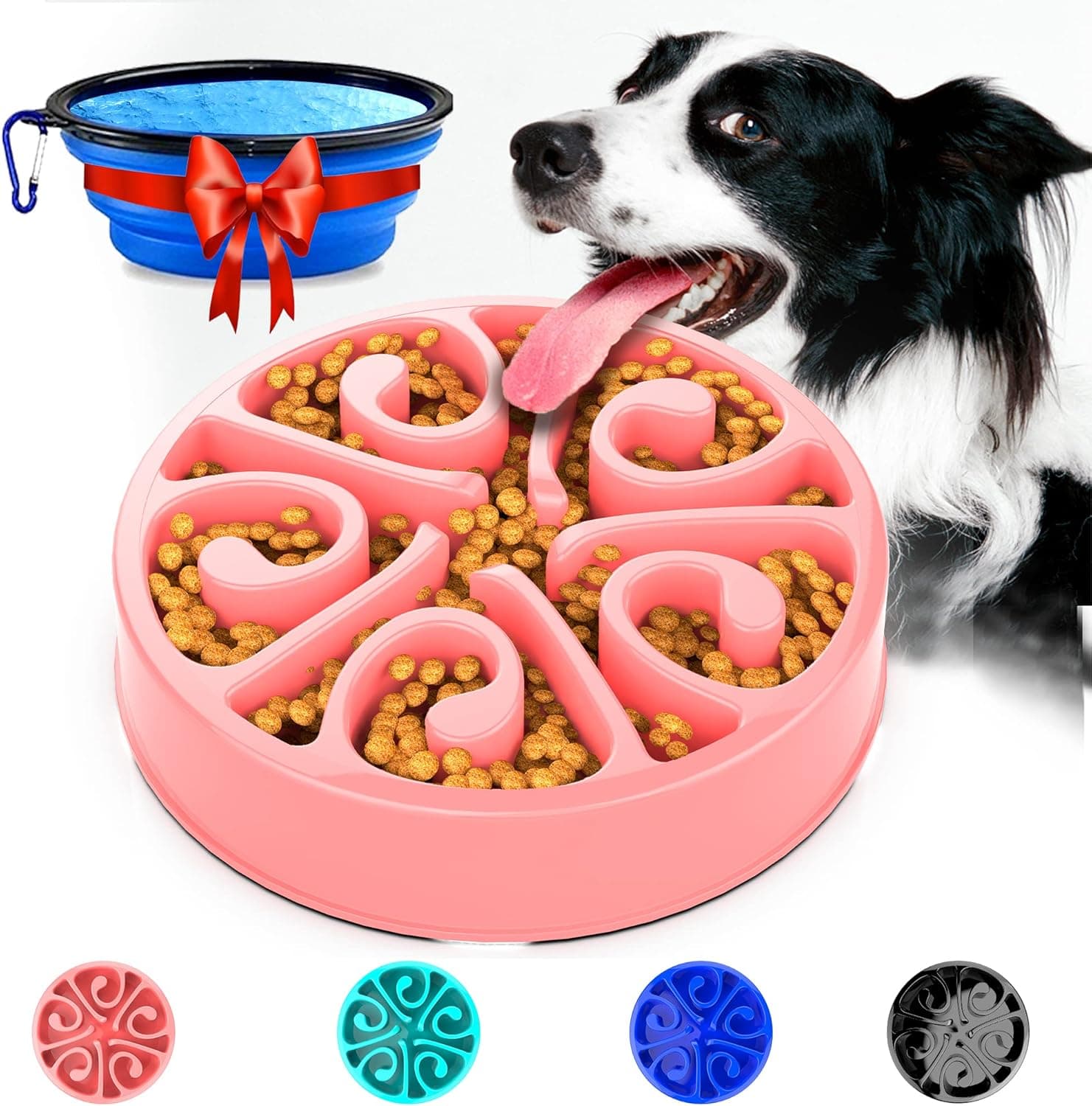 Freefa Slow Feeder Dog Bowls