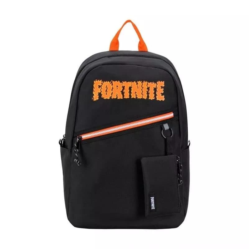 NEW Black Fortnite 18" Kids School Backpack