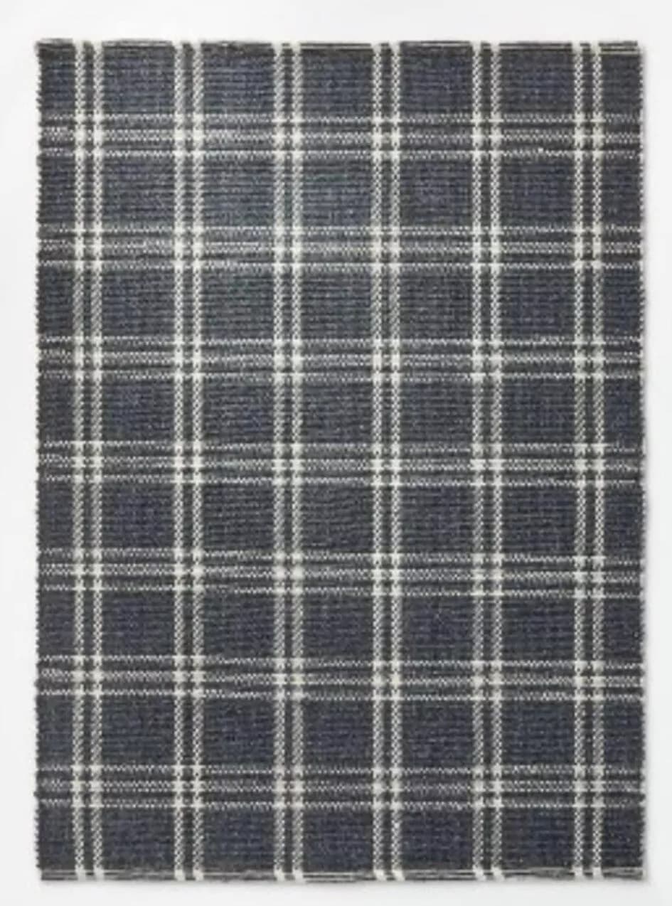 Cottonwood Handwoven Plaid Wool/Cotton Area Rug - Threshold™ designed with Studio McGee