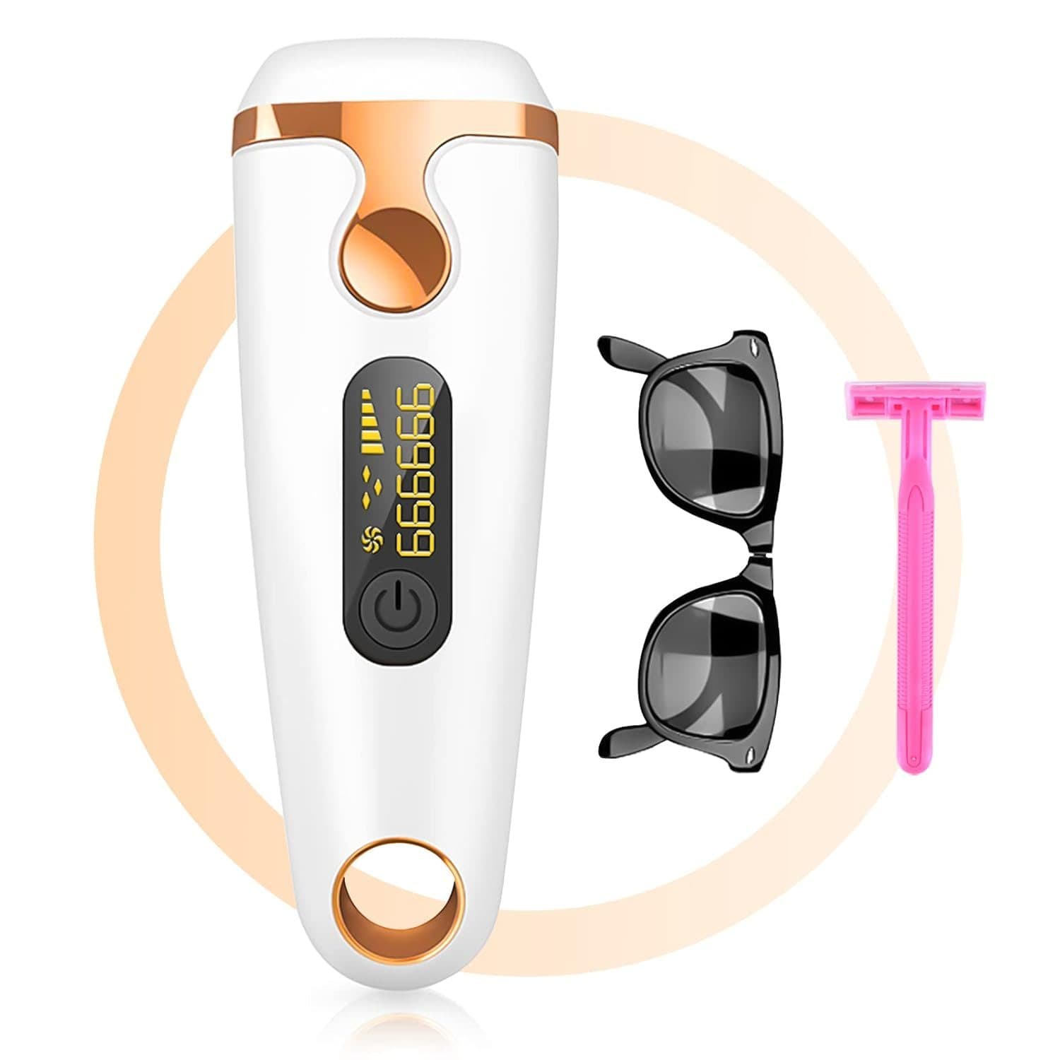 Permanent IPL Laser Hair Removal for Women Painless IPL Hair Removal Device for Face Body Armpits Legs Arms Bikini Line