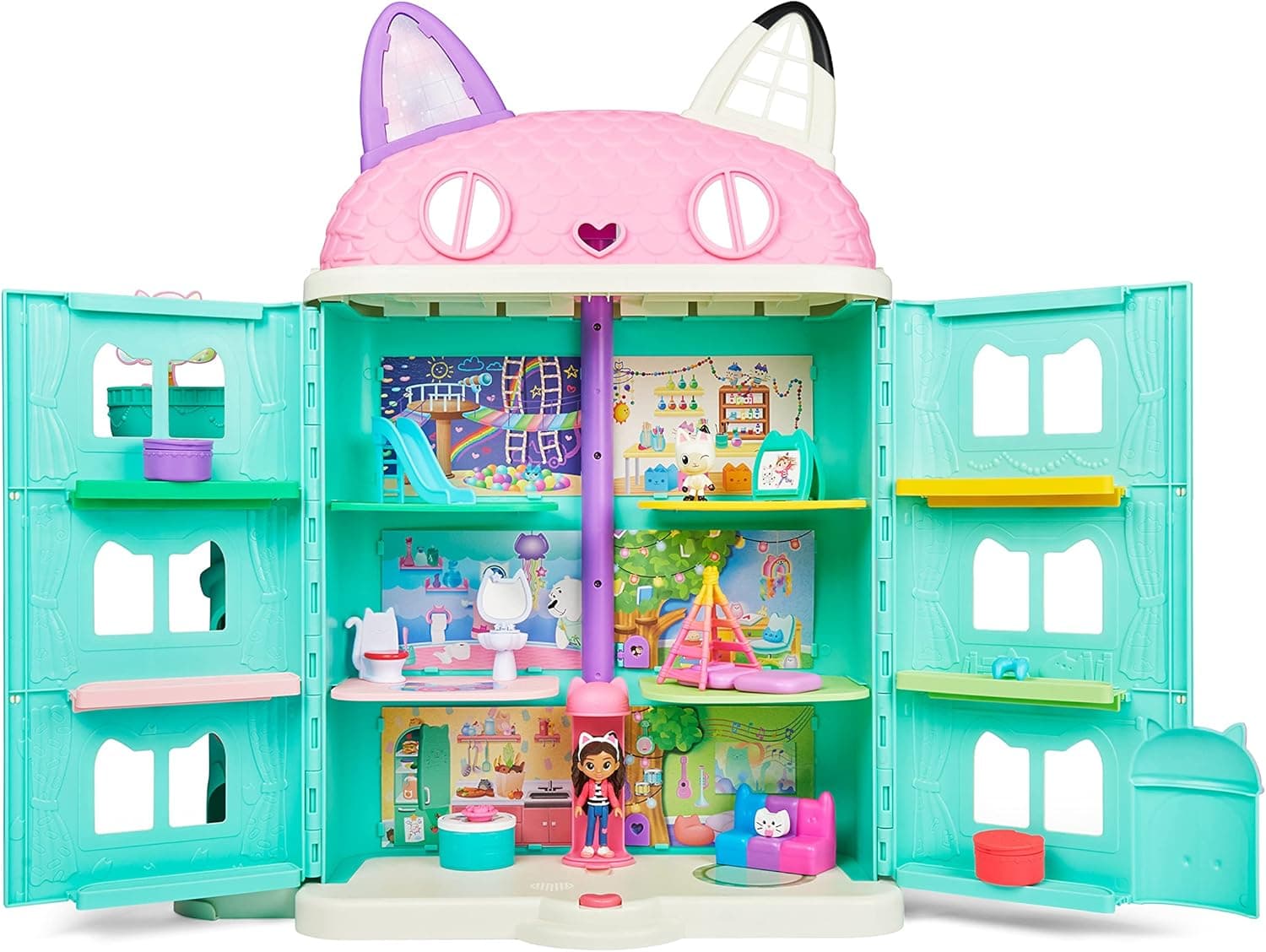 Gabby's Dollhouse Purrfect Dollhouse w/ 15 Pieces