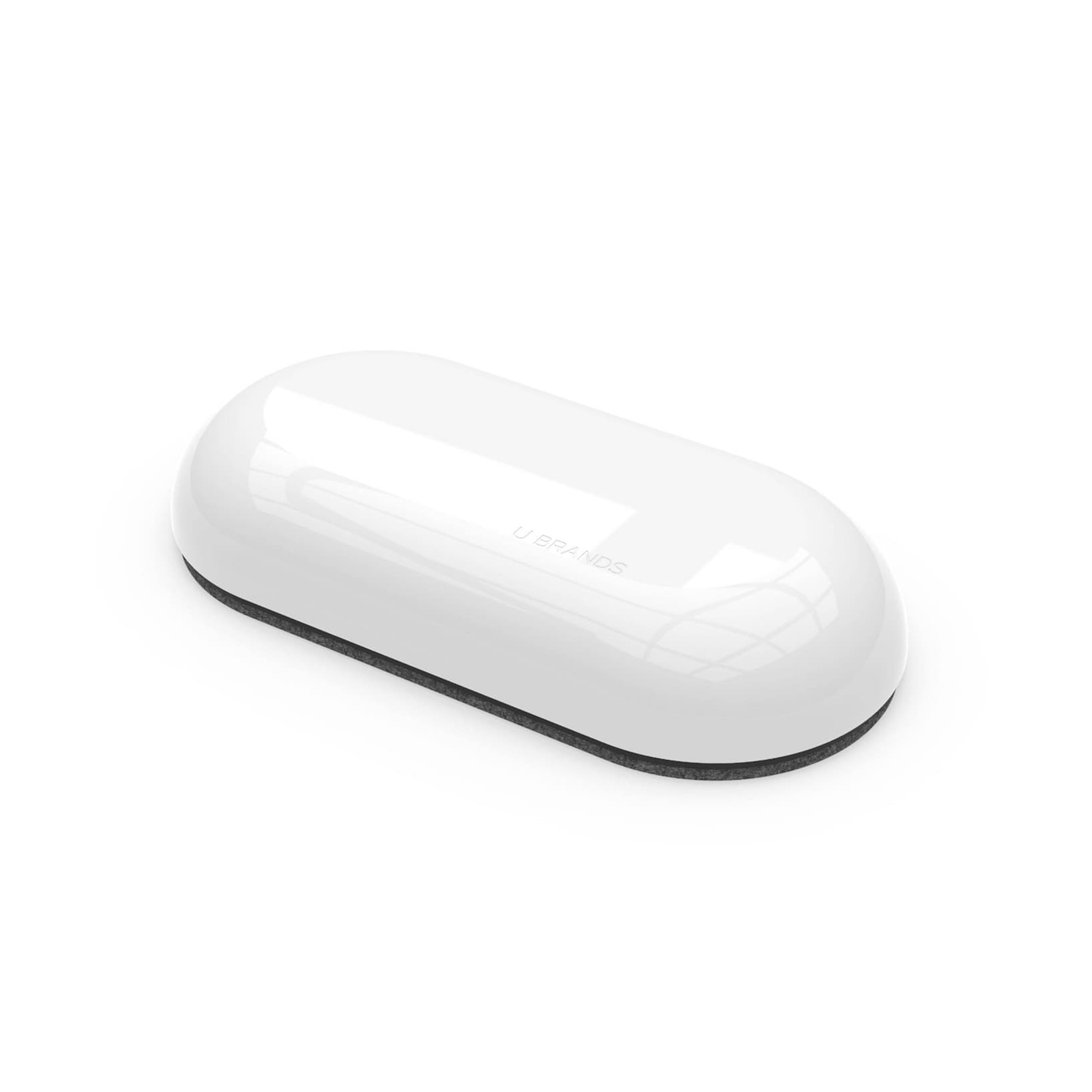 U Brands 3.5" x 7" Magnetic Board Eraser White