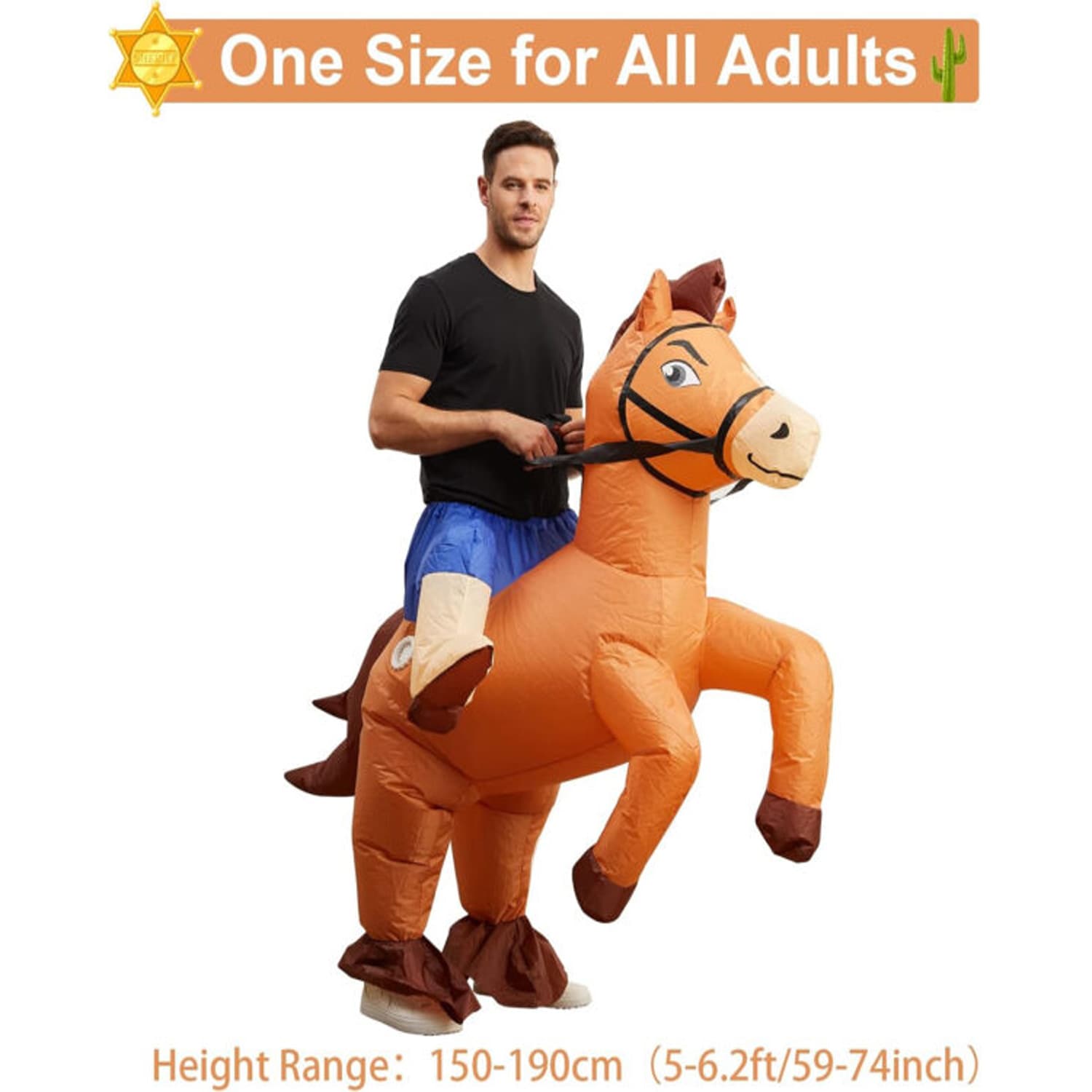 Inflatable Adult Horse Halloween Costume