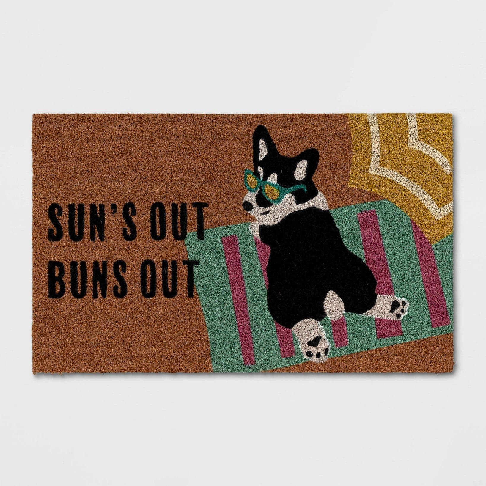 Target-Sun Squad™ 1'6"x2'6" Corgi Dog Doormat