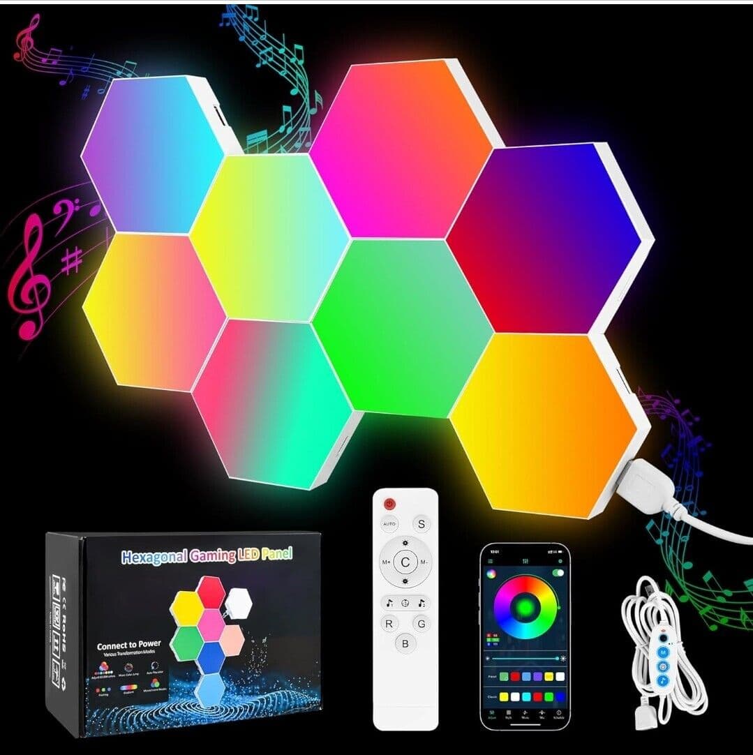 Hexagonal Gaming Led Panel 8 Tales