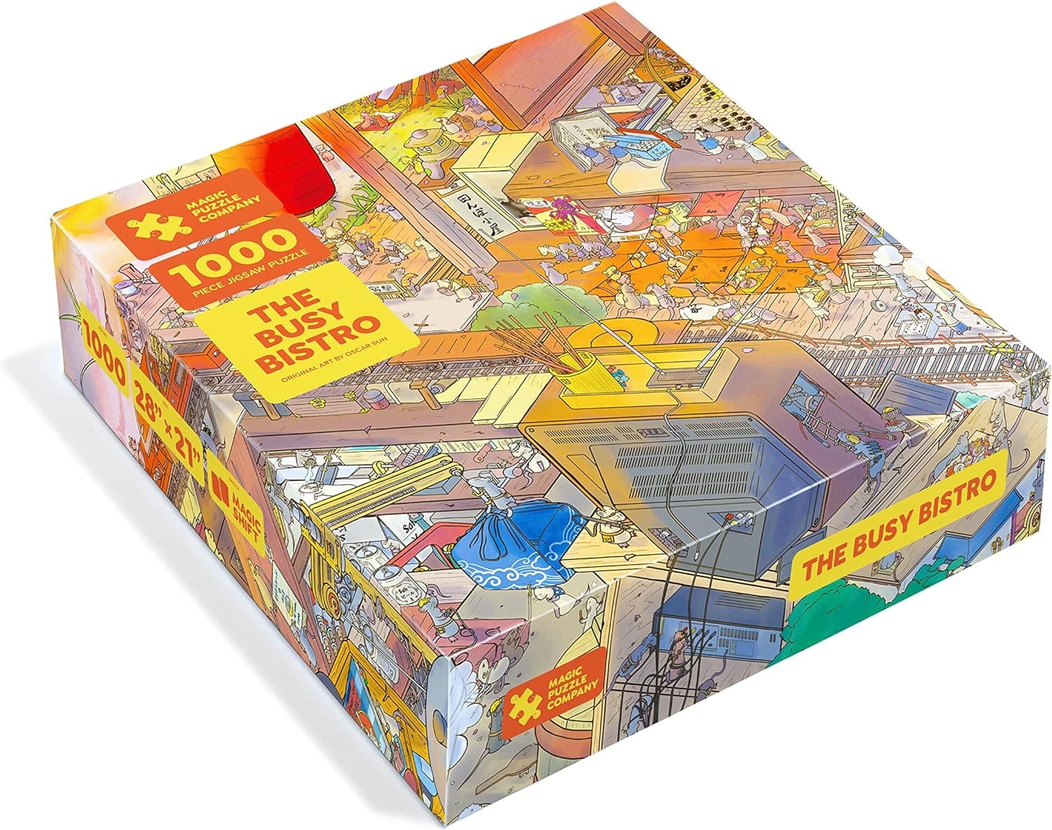The Busy Bistro • 1000 Piece Jigsaw Puzzle from The Magic Puzzle Company