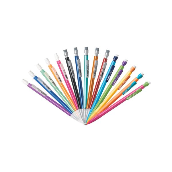 BIC Mechanical 2 Pencil Variety Pack 60ct: School Supplies, 0.7mm, 0.5mm, 0.9mm, Plastic, Pocket Clip, Kids 5+ - Image 4