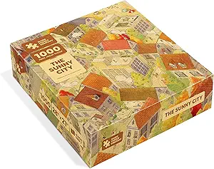 The Sunny City • 1000-Piece Jigsaw Puzzle from The Magic Puzzle Company