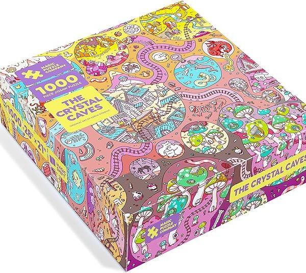 The Crystal Caves • 1000 Piece Jigsaw Puzzle from The Magic Puzzle Company