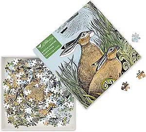 Adult Jigsaw Puzzle Angela Harding: Rathlin Hares (500 Pieces): 500-Piece Jigsaw Puzzles