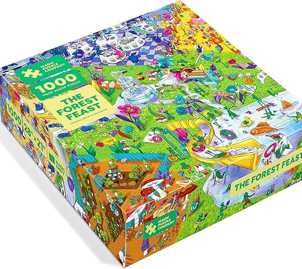 The Forest Feast • 1000 Piece Jigsaw Puzzle from The Magic Puzzle Company