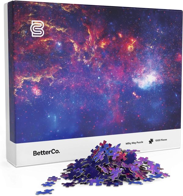 BetterCo Milky Way Puzzle 1000 Pieces -Difficult Jigsaw Puzzles 1000 Pieces