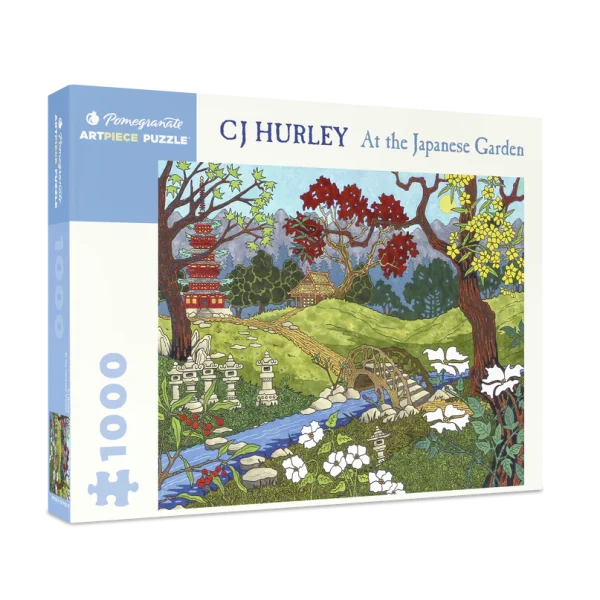 CJ Hurley: At the Japanese Garden 1000-Piece Jigsaw Puzzle