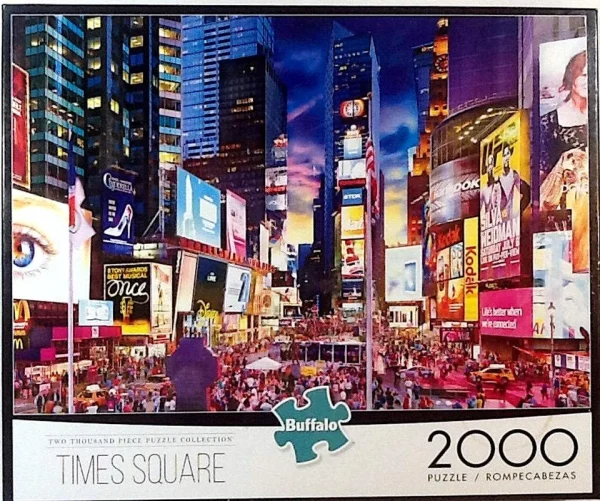 Buffalo Games & Puzzles Times Square 2000 Pieces Jigsaw Puzzle
