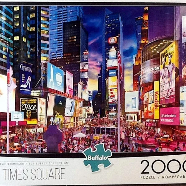 Buffalo Games & Puzzles Times Square 2000 Pieces Jigsaw Puzzle